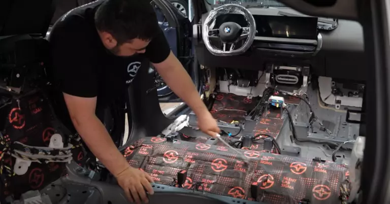 Шумоизоляци пола BMW X3 2026 02