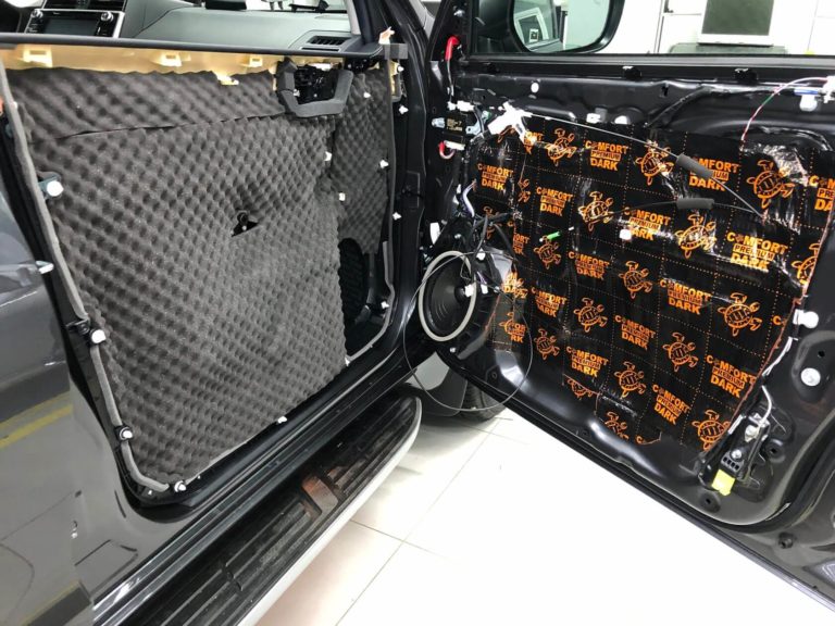 Шумоизоляция двери Land Cruiser Prado 150 4